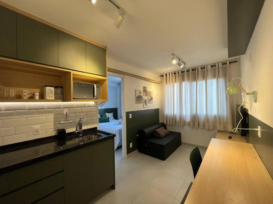 V1516 - Loft na Vila Mariana: Metrô | Shopping Apartment in Sao Paulo City