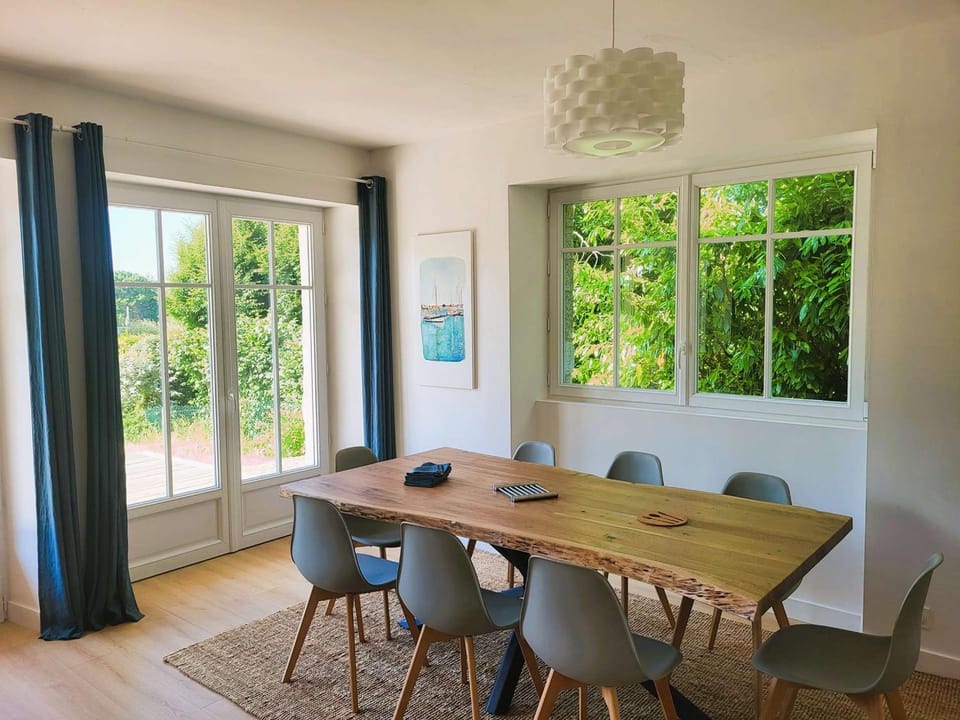 Maison rénovée avec jardin, proche plage Kerleven, 8 pers, Golf Cornouaille à 1.8 km - FR-1-481-153 House in Fouesnant