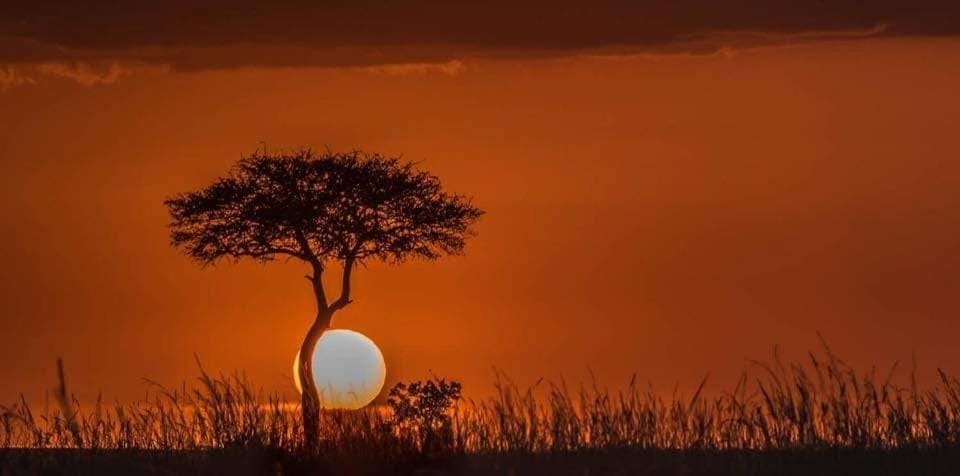 Natural landscape, Sunset