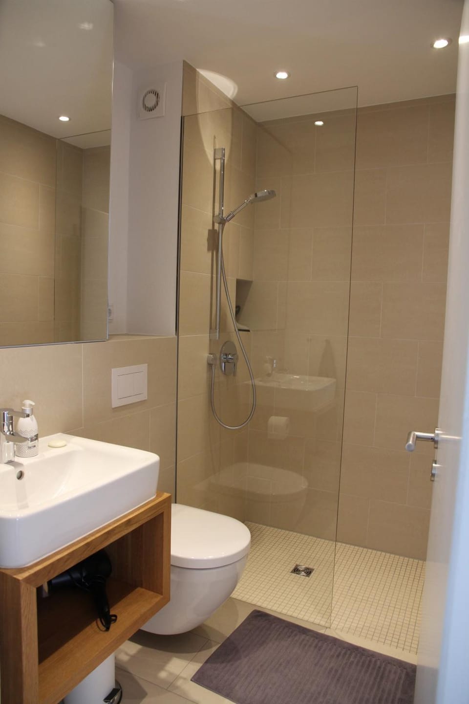Bathroom, Living room