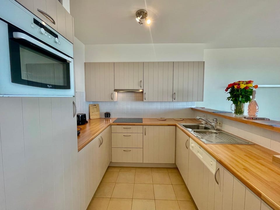 Kitchen or kitchenette, dishwasher, minibar, oven, stove