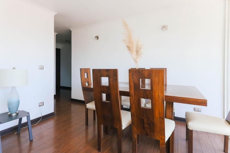 Upper Views 2D Wifi Balcony & Parking Apartment in Las Condes