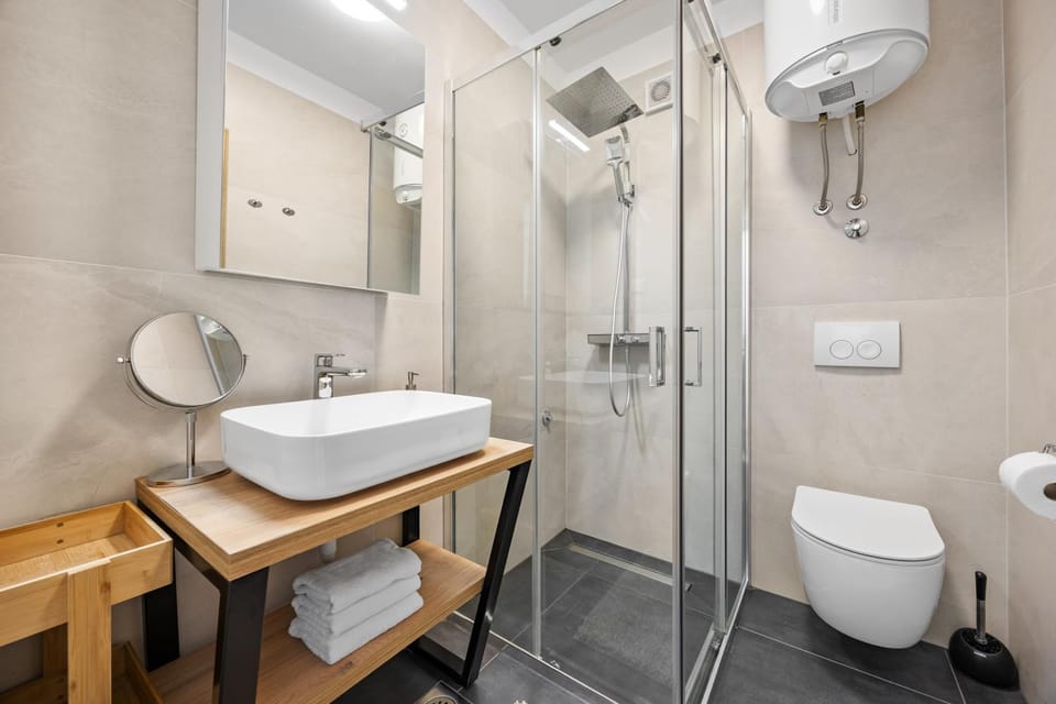 Shower, Bathroom, towels, towels
