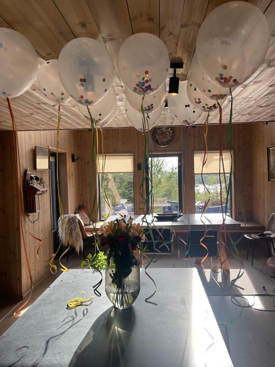 Moderne hytte ved sjøen med badstue House in Viken, Norway