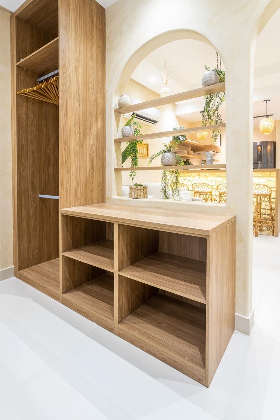 Kitchen or kitchenette, wardrobe