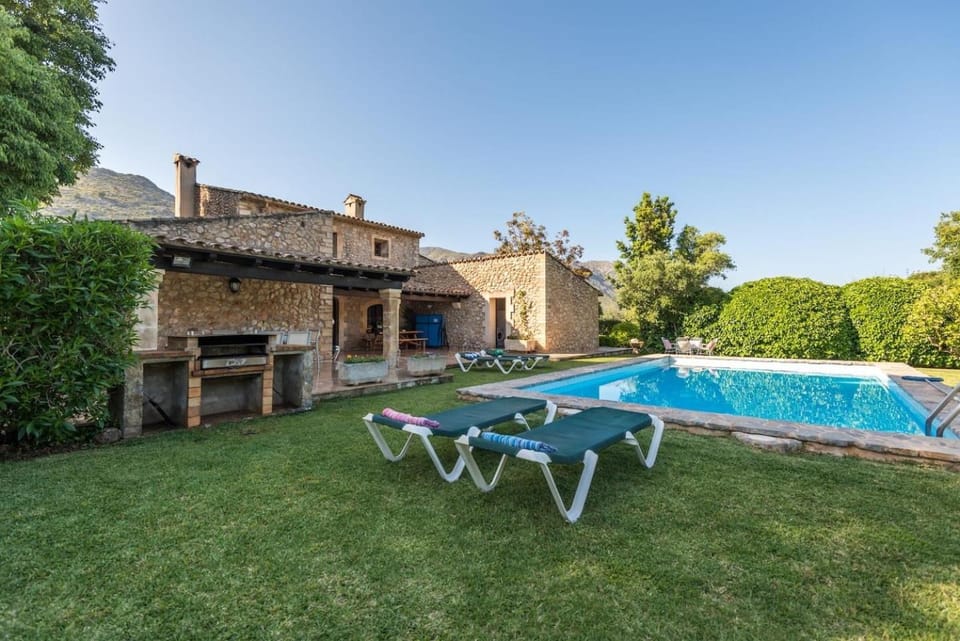 Property building, Living room, Swimming pool