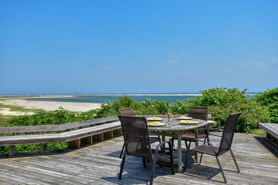Panoramic Water Views w Private Beach House in Chatham