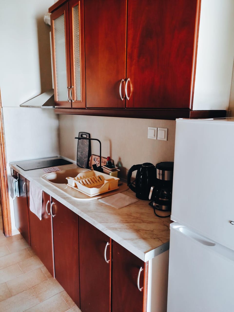 Coffee/tea facilities, Kitchen or kitchenette, Food and drinks, Food, minibar, stove