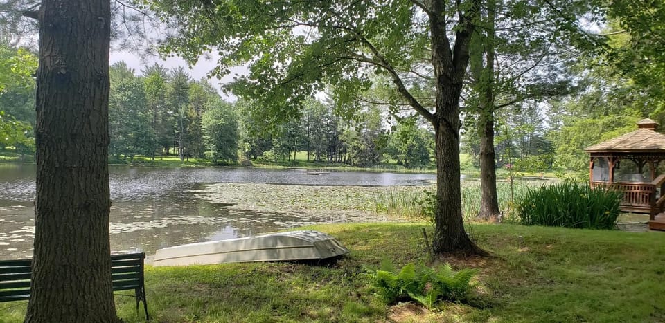 Day, Natural landscape, Lake view