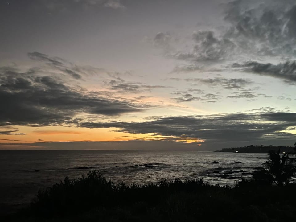 Natural landscape, Sea view, Sunset