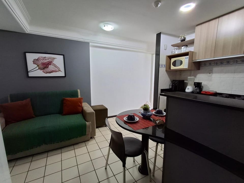 Flat vista mar em Boa Viagem próximo a praia e aeroporto Apartment in Recife