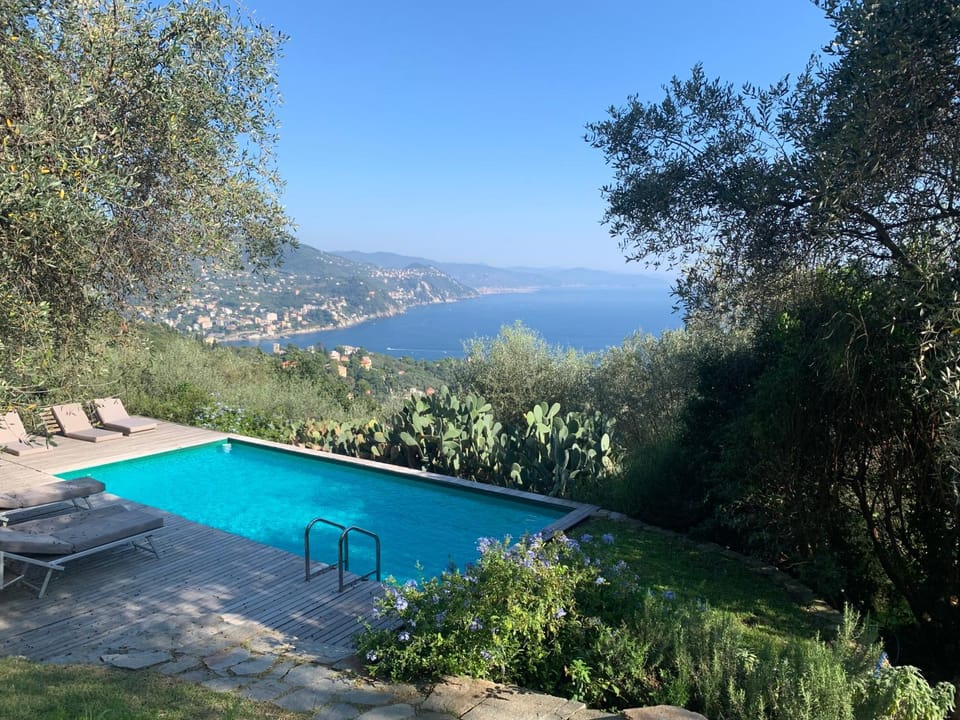 Nearby landmark, Day, Natural landscape, Mountain view, Pool view, Sea view, Swimming pool, sunbed