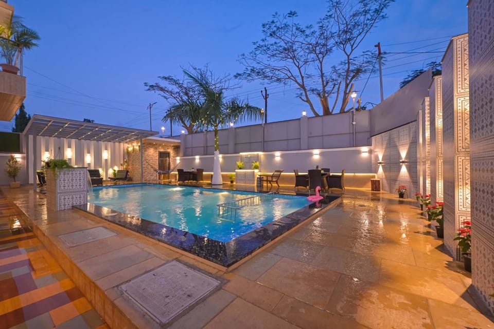 Day, Night, Pool view, Swimming pool