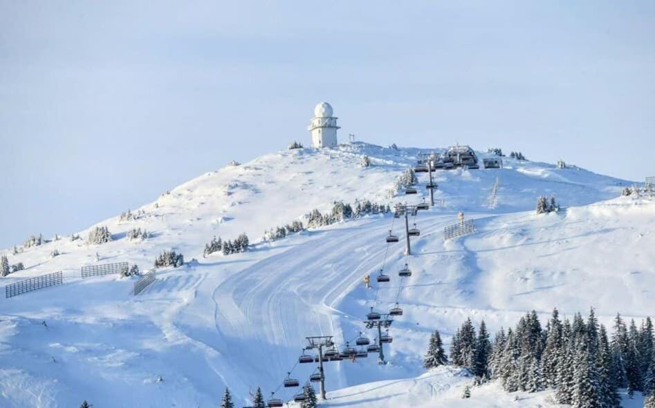 Natural landscape, Winter, Skiing
