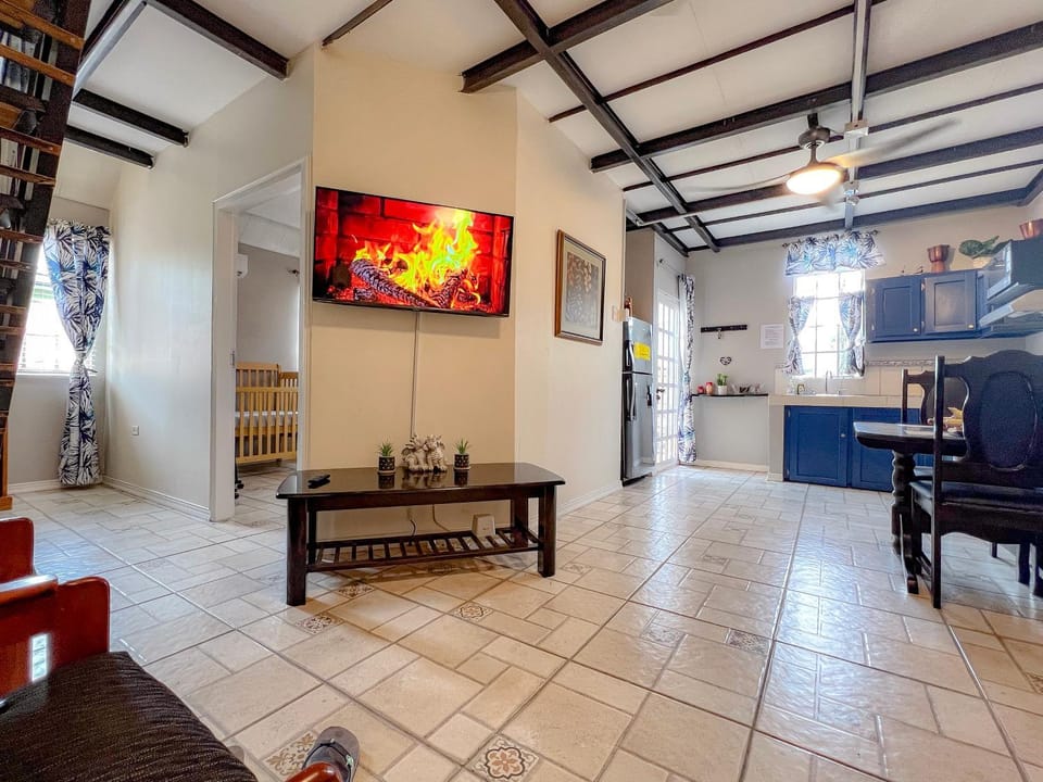 Communal lounge/ TV room, TV and multimedia, Kitchen or kitchenette, Living room, Seating area, Dining area, Evening entertainment