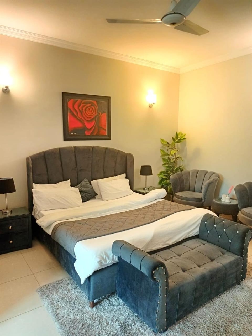 Bathroom, Coffee/tea facilities, Bedroom, Breakfast, Parking, air conditioner