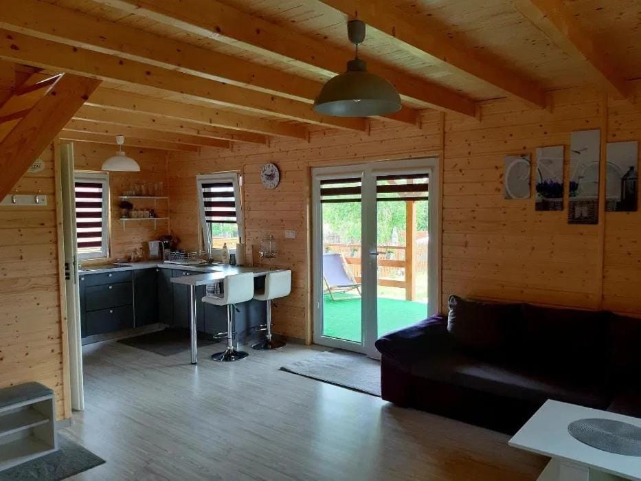 Kitchen or kitchenette, Living room, Seating area