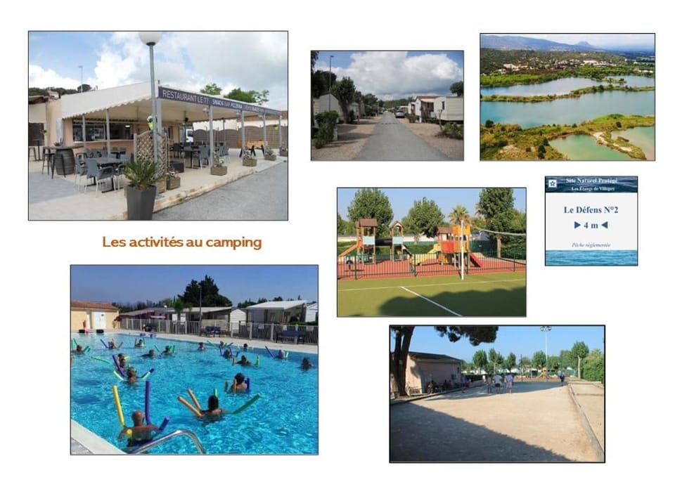 Mobilhome à 10km de Fréjus Campground/ 
RV Resort in Roquebrune-sur-Argens