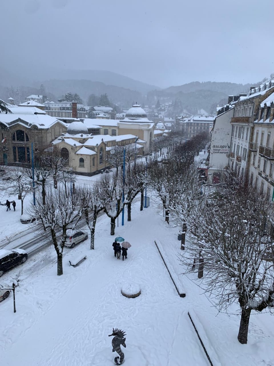Natural landscape, Winter, Mountain view