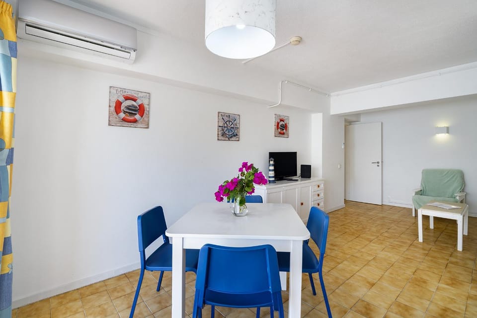 Dining area, air conditioner