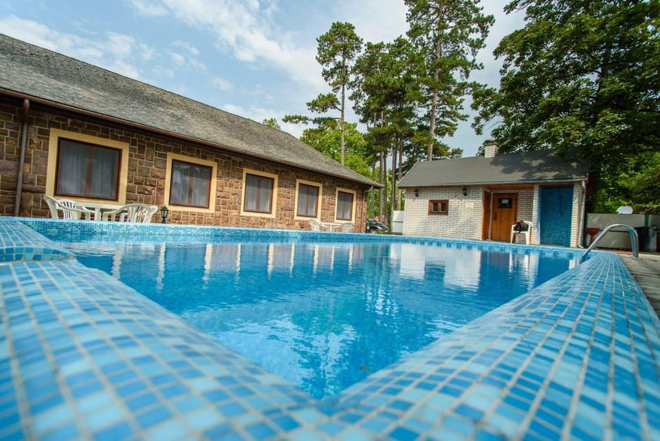 Property building, Pool view, Swimming pool