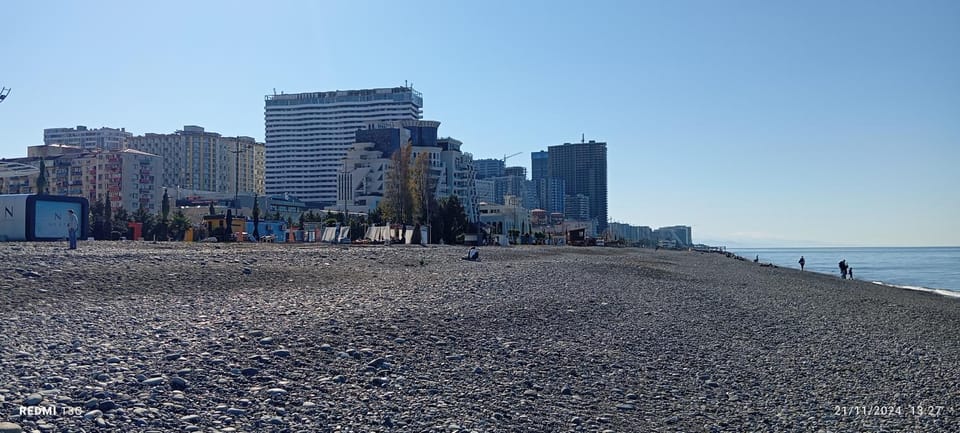 Beach, City view, Sea view