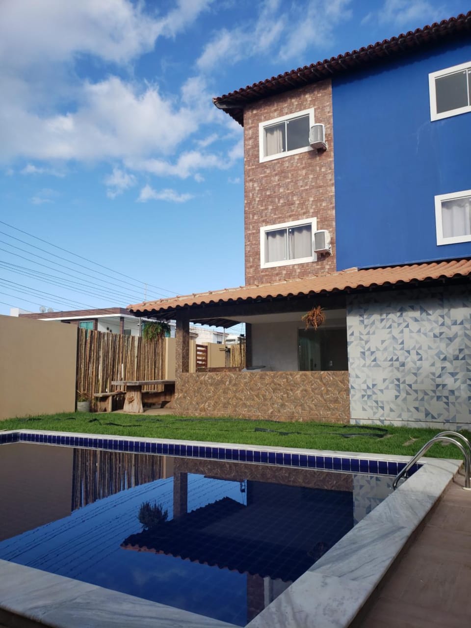 Property building, Pool view
