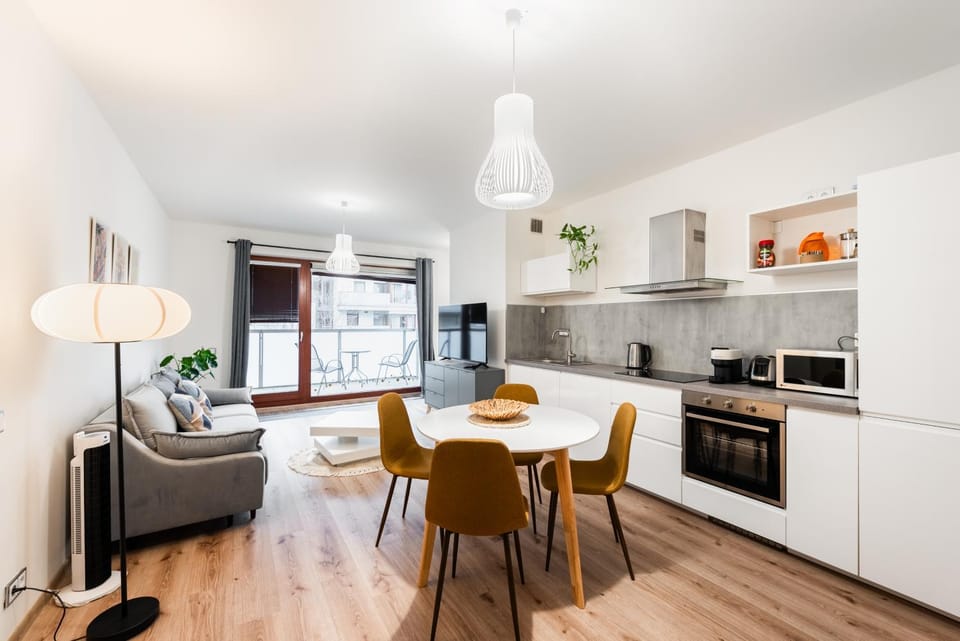 Kitchen or kitchenette, Living room, kitchen