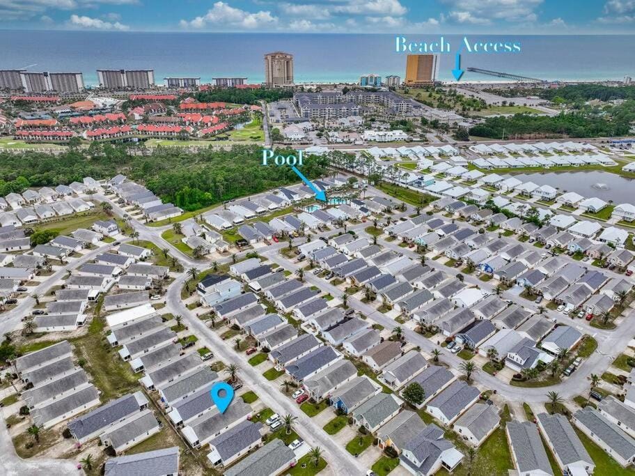 Property building, Natural landscape, Bird's eye view, Location