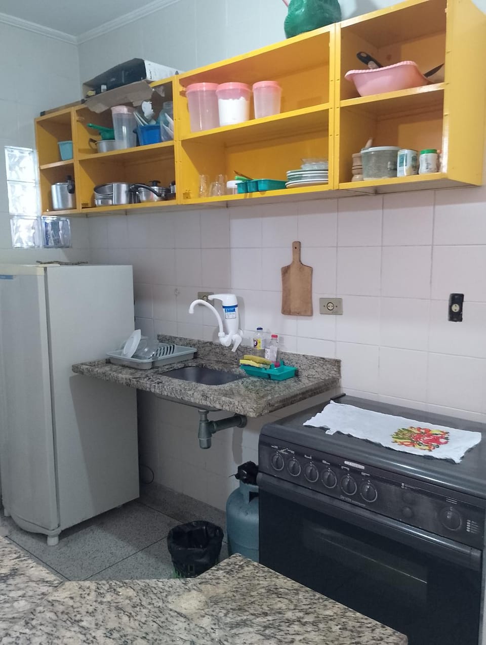 Communal kitchen, stove