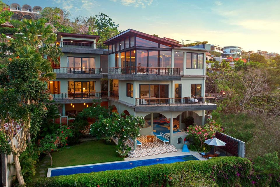 Property building, Garden view