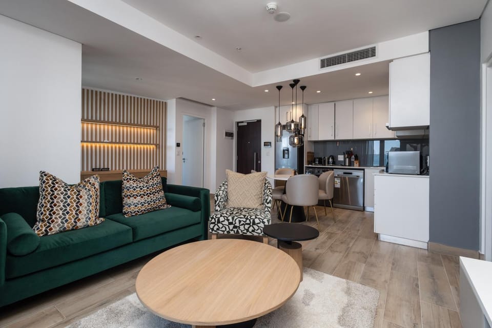 Kitchen or kitchenette, Living room, Dining area
