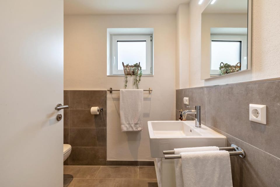 Bathroom, Living room