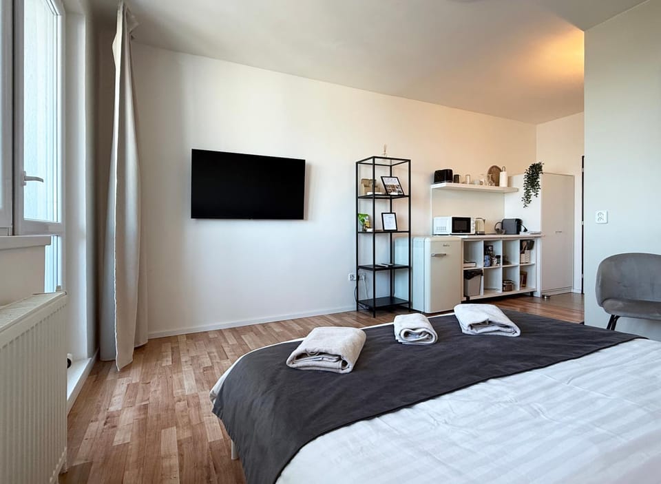 Air-Conditioned Studio, Close to City Centre & Tram Stop Apartment in Bratislava