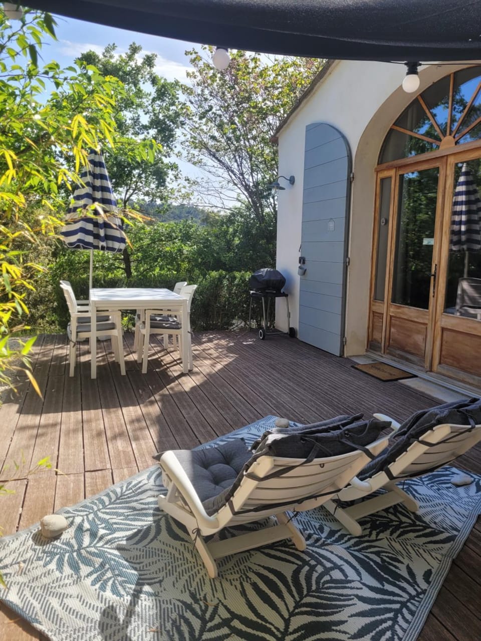 Patio, Garden, Balcony/Terrace, Garden view, sunbed