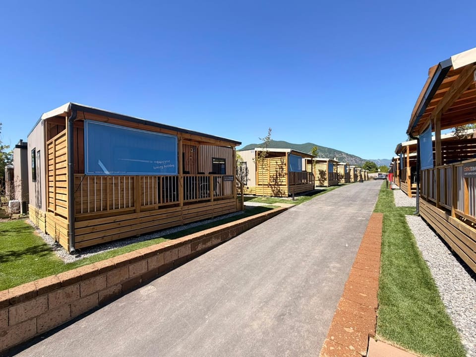 Estivo Premium Deluxe mobile homes on Camping Del Sole Village Campground/ 
RV Resort in Iseo