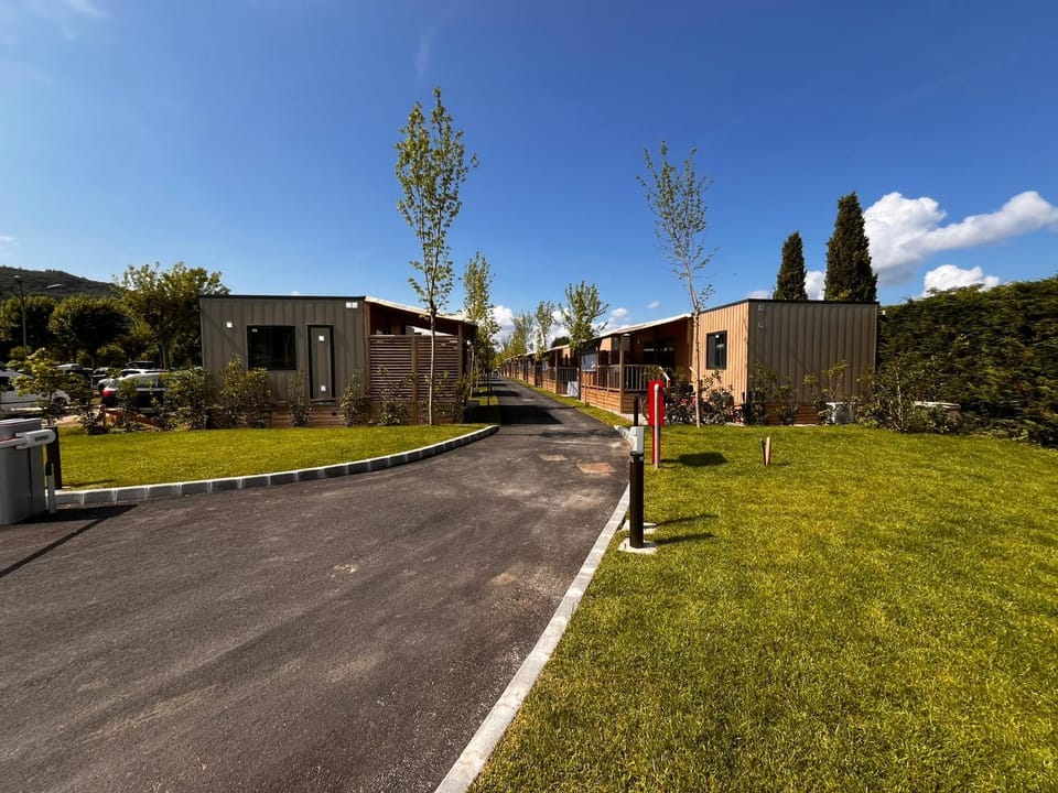 Estivo Premium Deluxe mobile homes on Camping Del Sole Village Campground/ 
RV Resort in Iseo