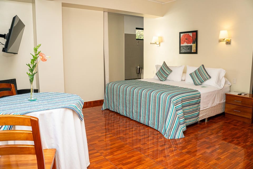Bed, TV and multimedia, Photo of the whole room, Bedroom