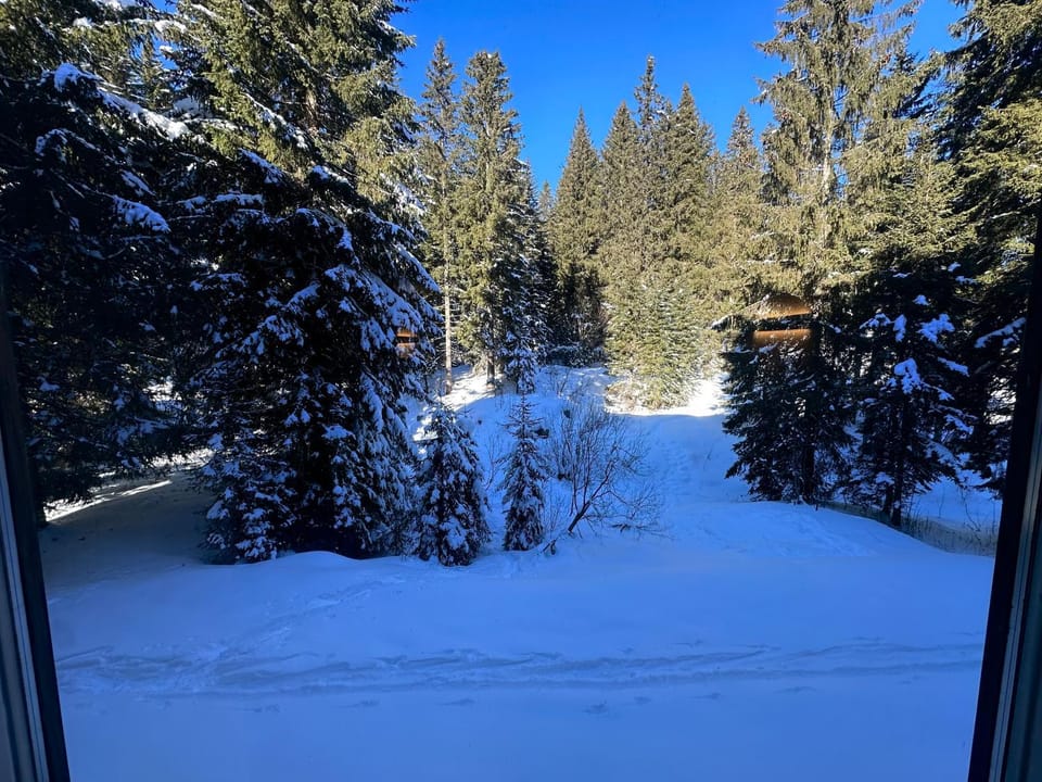 Natural landscape, Winter, Mountain view