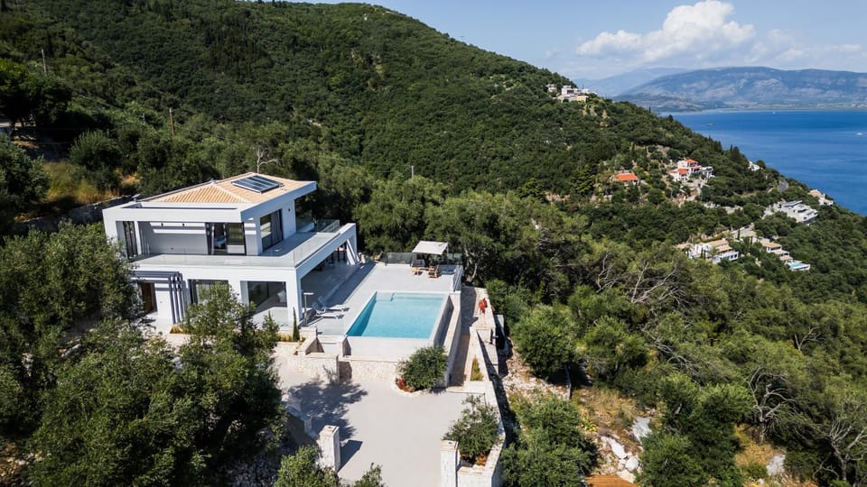 Property building, Natural landscape, Bird's eye view