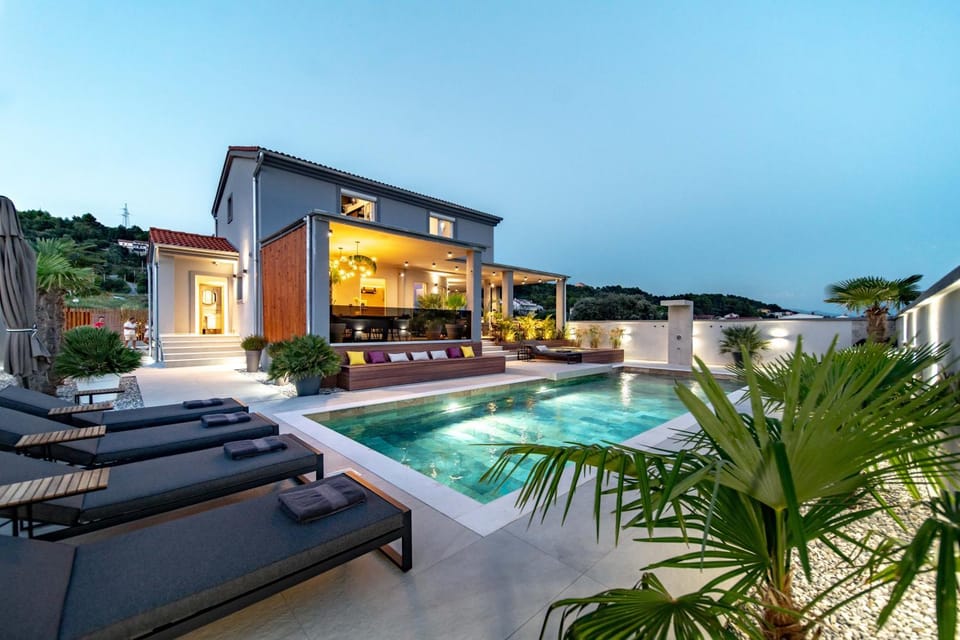 Private Wellness Villa on Rab - Rab Rental Villa with Pool Jacuzzi Sauna and Total Privacy Villa in Lika-Senj County
