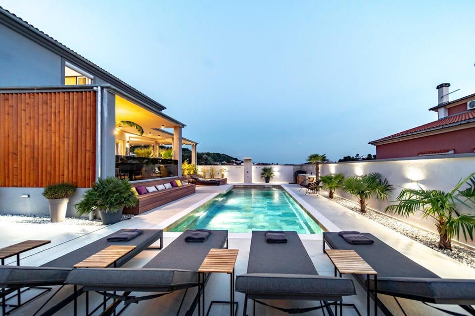 Private Wellness Villa on Rab - Rab Rental Villa with Pool Jacuzzi Sauna and Total Privacy Villa in Lika-Senj County