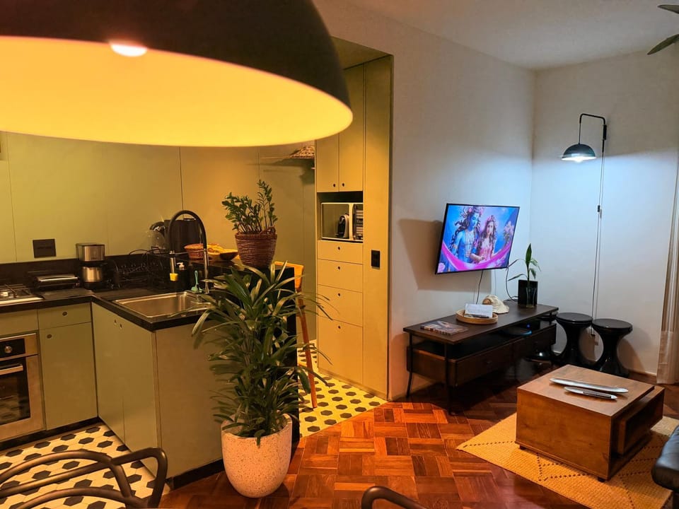 Kitchen or kitchenette, Living room, kitchen