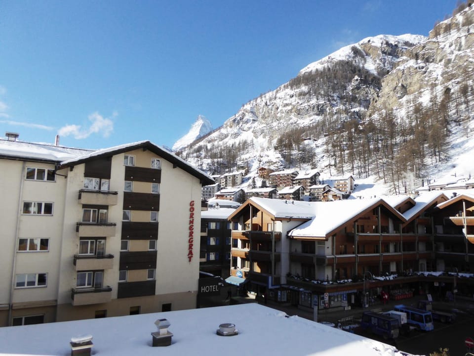 Winter, City view, Landmark view, Mountain view