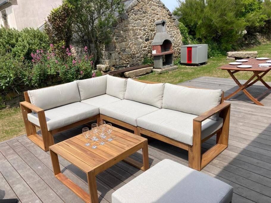Maison face aux îles de Melon, Molène et Ouessant 6P Villa in Finistere