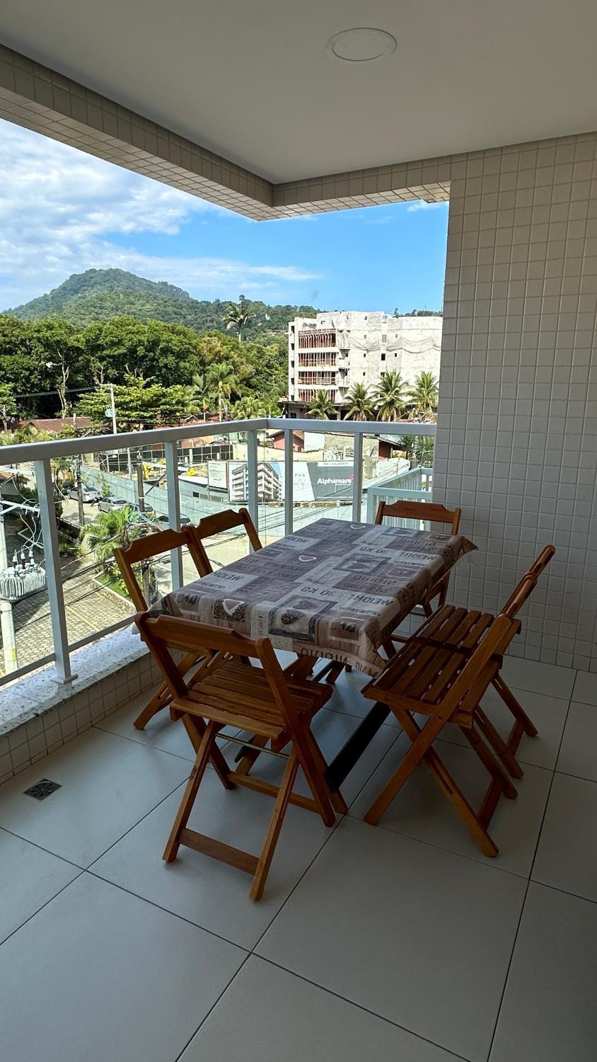Apto em Ubatuba Praia do Tenório e Praia Grande pé na areia Apartment in Ubatuba