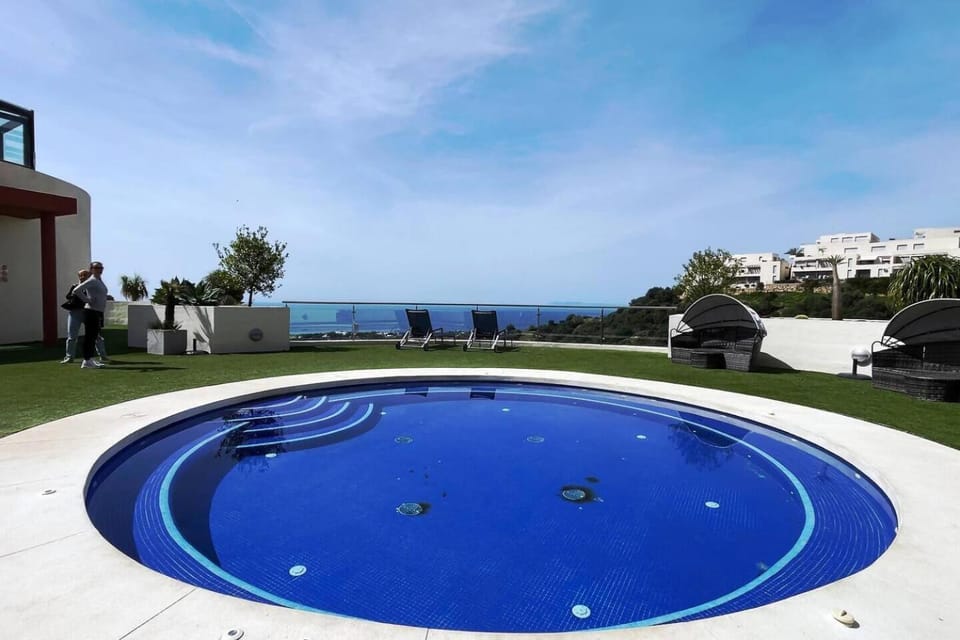 Property building, Day, Pool view, Sea view, Swimming pool