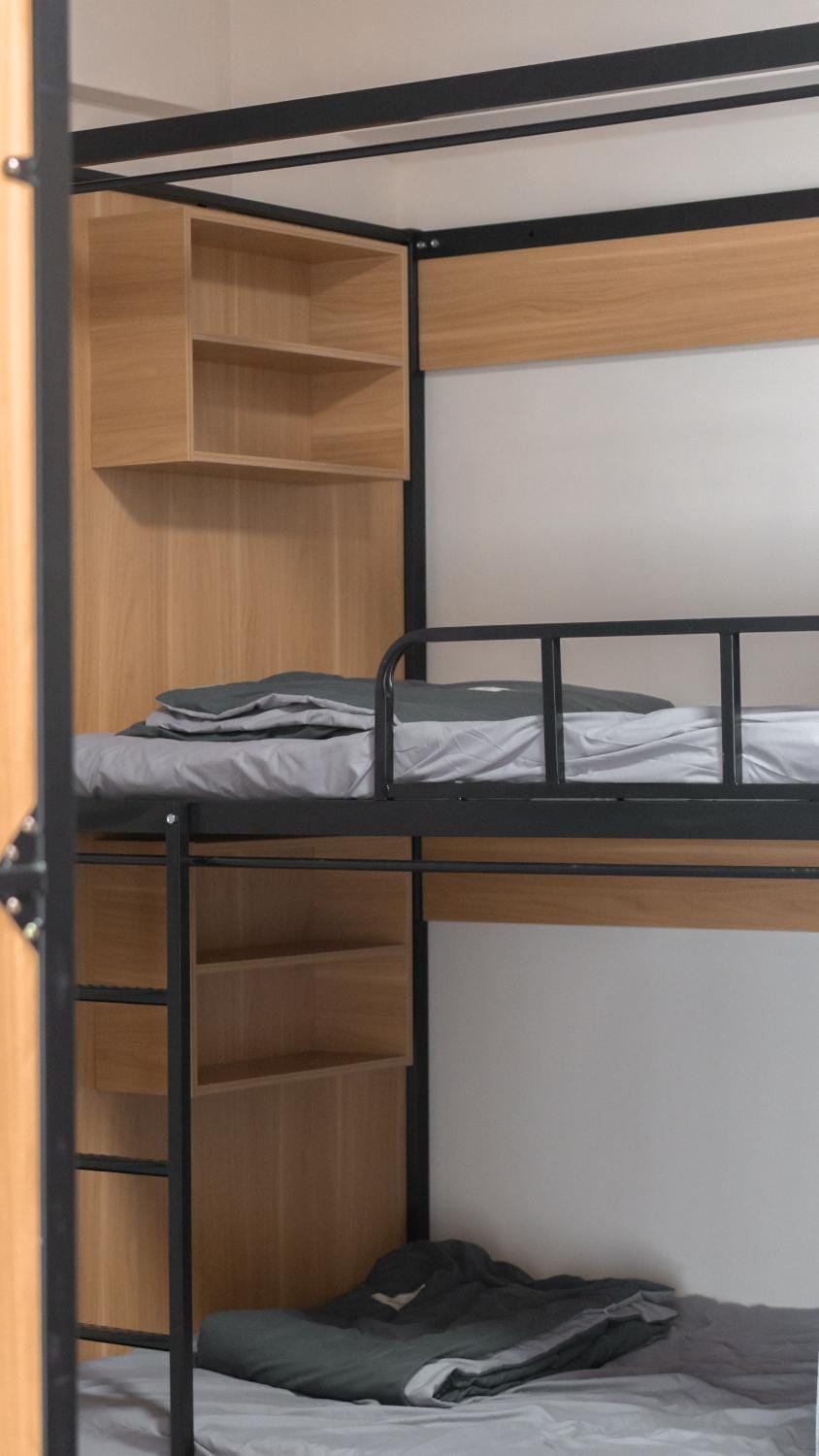 Bed, Photo of the whole room, Bedroom, bunk bed