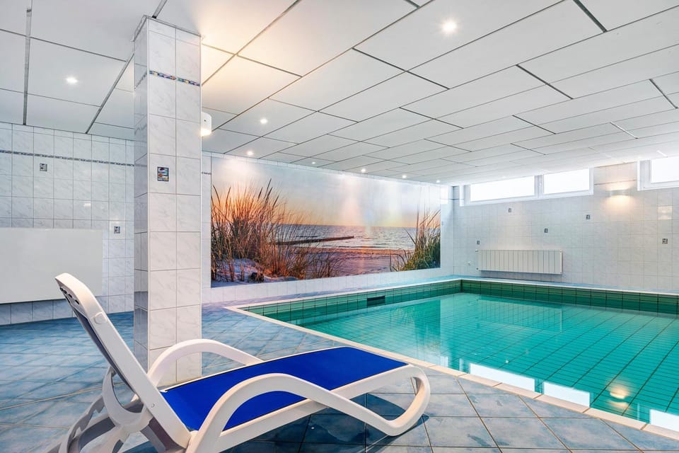 Property building, Living room, Swimming pool