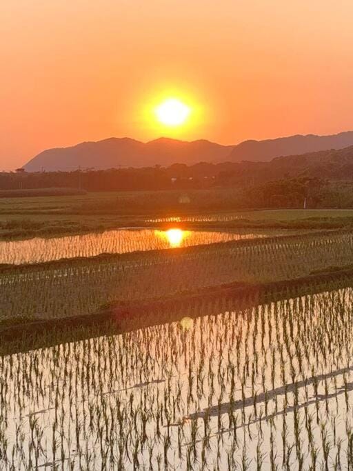青と夕日 House in Chiba Prefecture